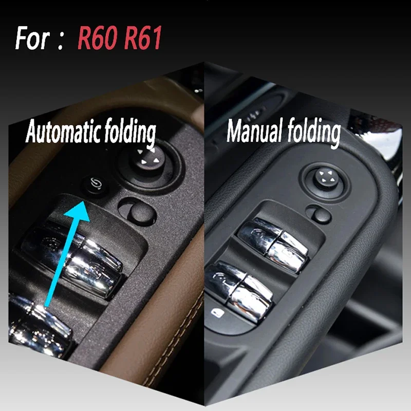 Carbon Fiber Pattern Shell Car Rear View Mirror Covers For Mini Cooper Clubman R55 R56 R57 R58 R59 R60 Countryman R61 Accessory