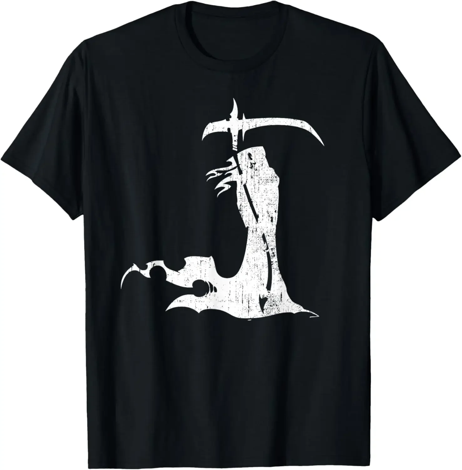 Grim Reaper Angel of Death Vintage Occult Gothic Aesthetic T-Shirt