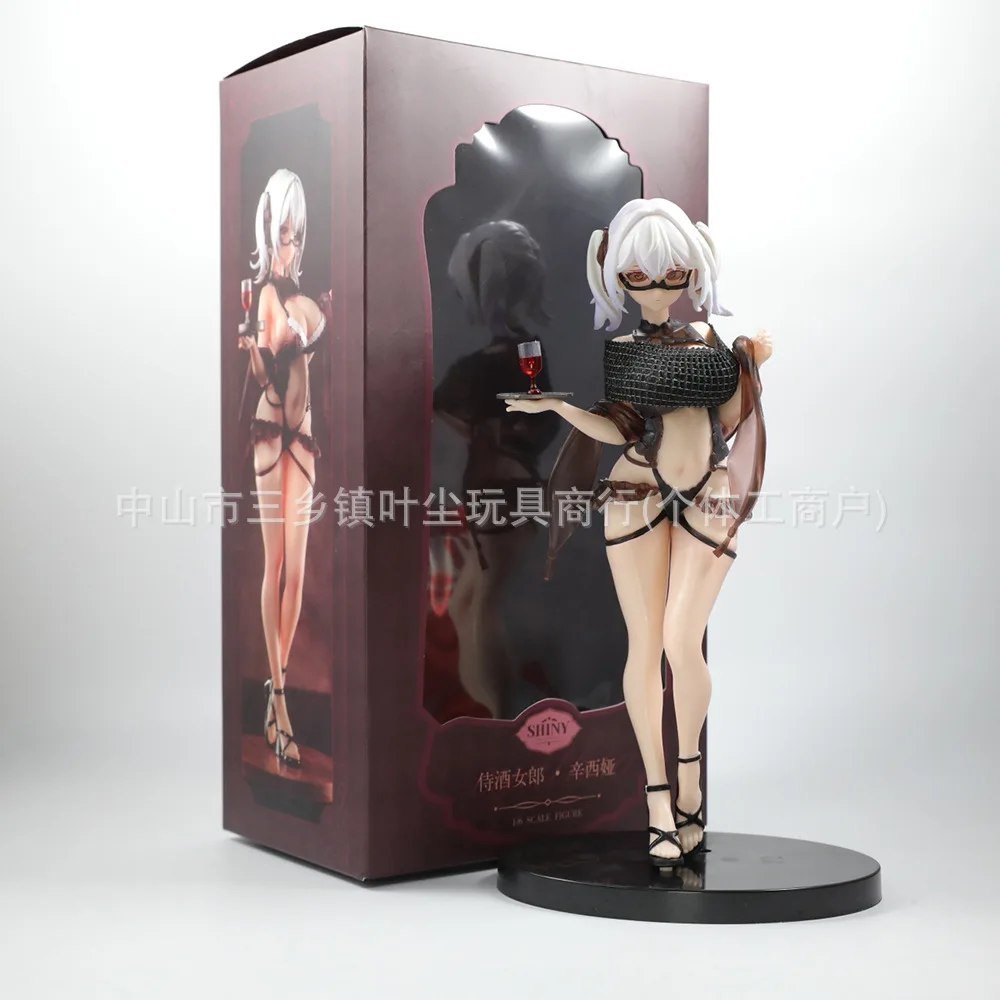 26cm Anime Accompanying girl Cynthia standing posture Action Figure PVC Model Toys doll Desk Decor Collectible Gifts boxed