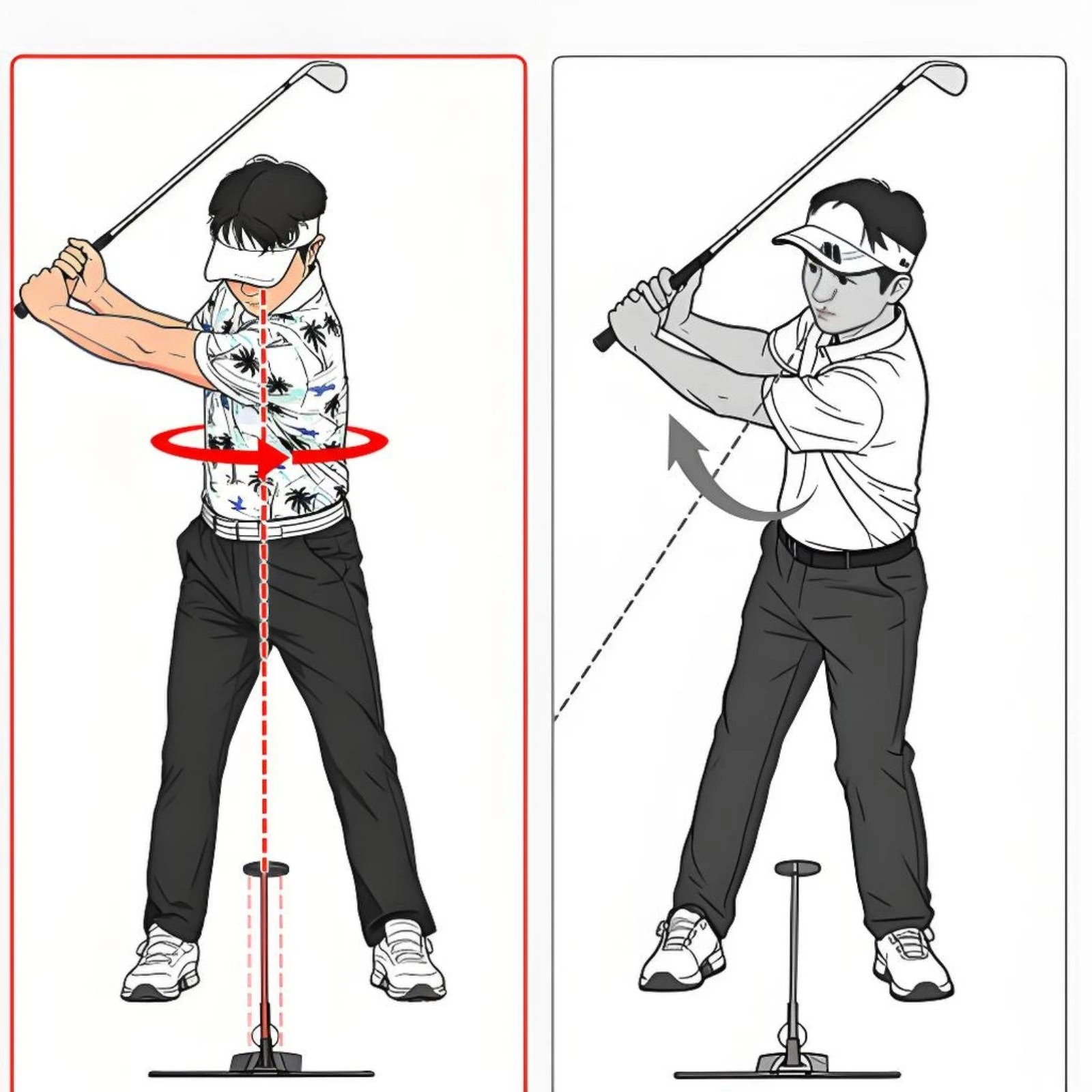 aide-a-l'entrainement-de-swing-de-golf-sur-pied-avec-guide-de-positionnement-de-la-tete-support-de-baton-d'alignement-de-golf-en-fibre-de-verre-equipement-portable