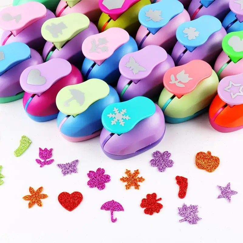 Large Scrapbooking Paper Craft Punch Kids Diary Decorate DIY Cutter Kawaii School Hole Punchers for Handicrafts Drilling Machine