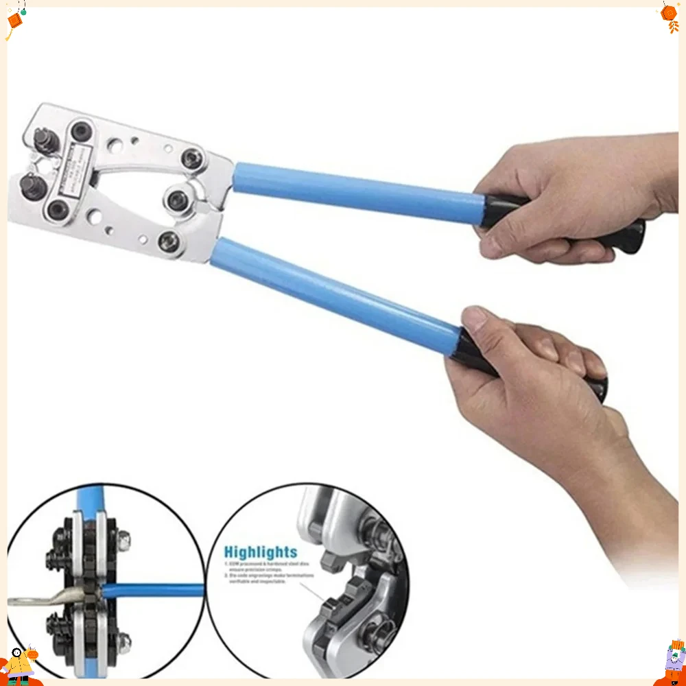 HX-50B 1/60/100Pcs Portable Cable Crimping Tool Professional Terminals Crimper Plier Handle Cutter Tools - view 2