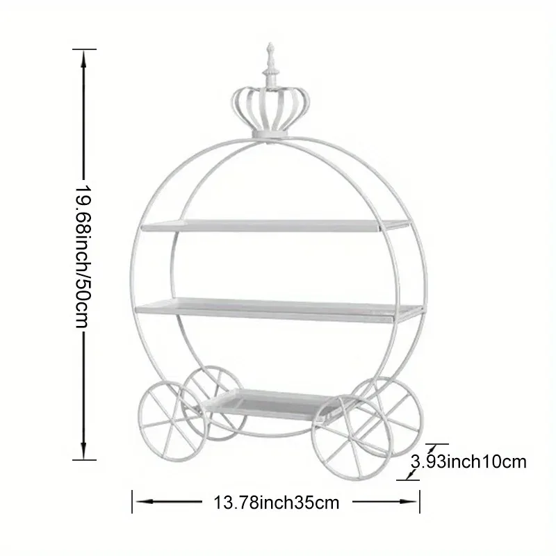 Crown Dessert Display Rack, Afternoon Tea Cake, Three Layer Cake Rack, Party, Wedding Decoration, and Decoration Tray