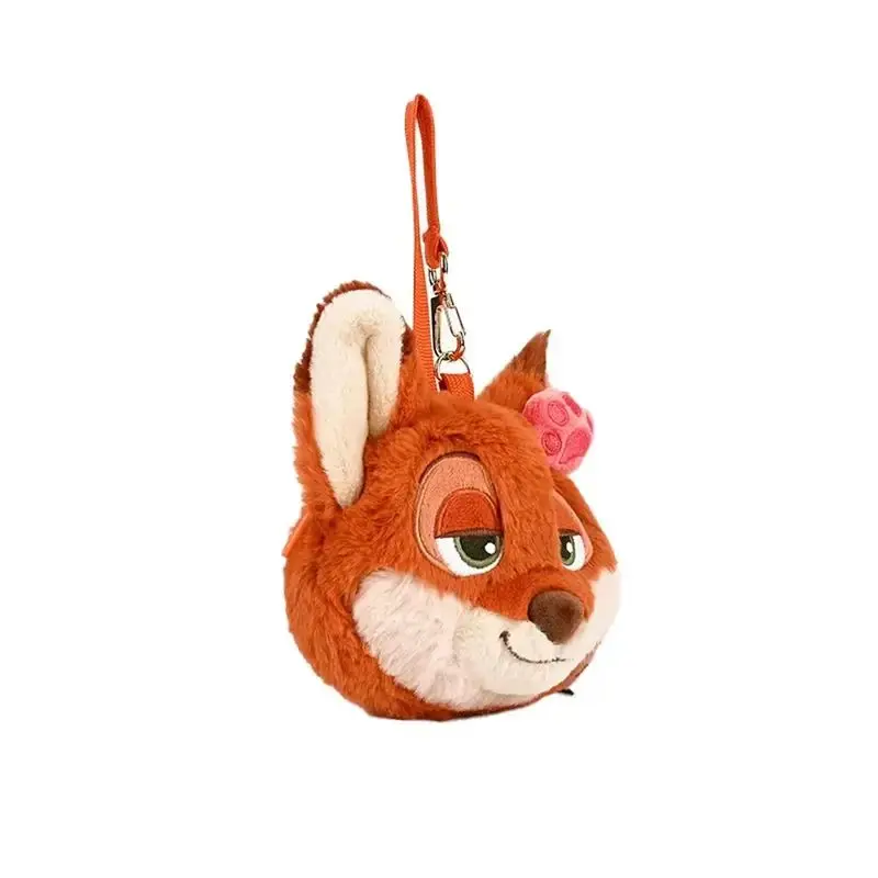 Disney Zootopia Judy Niki Pluszowa portmonetka Śliczna lalka z kreskówek Breloczek do kluczy Wypchane zwierzęta Pluszowe portmonetki Zabawki i hobby
