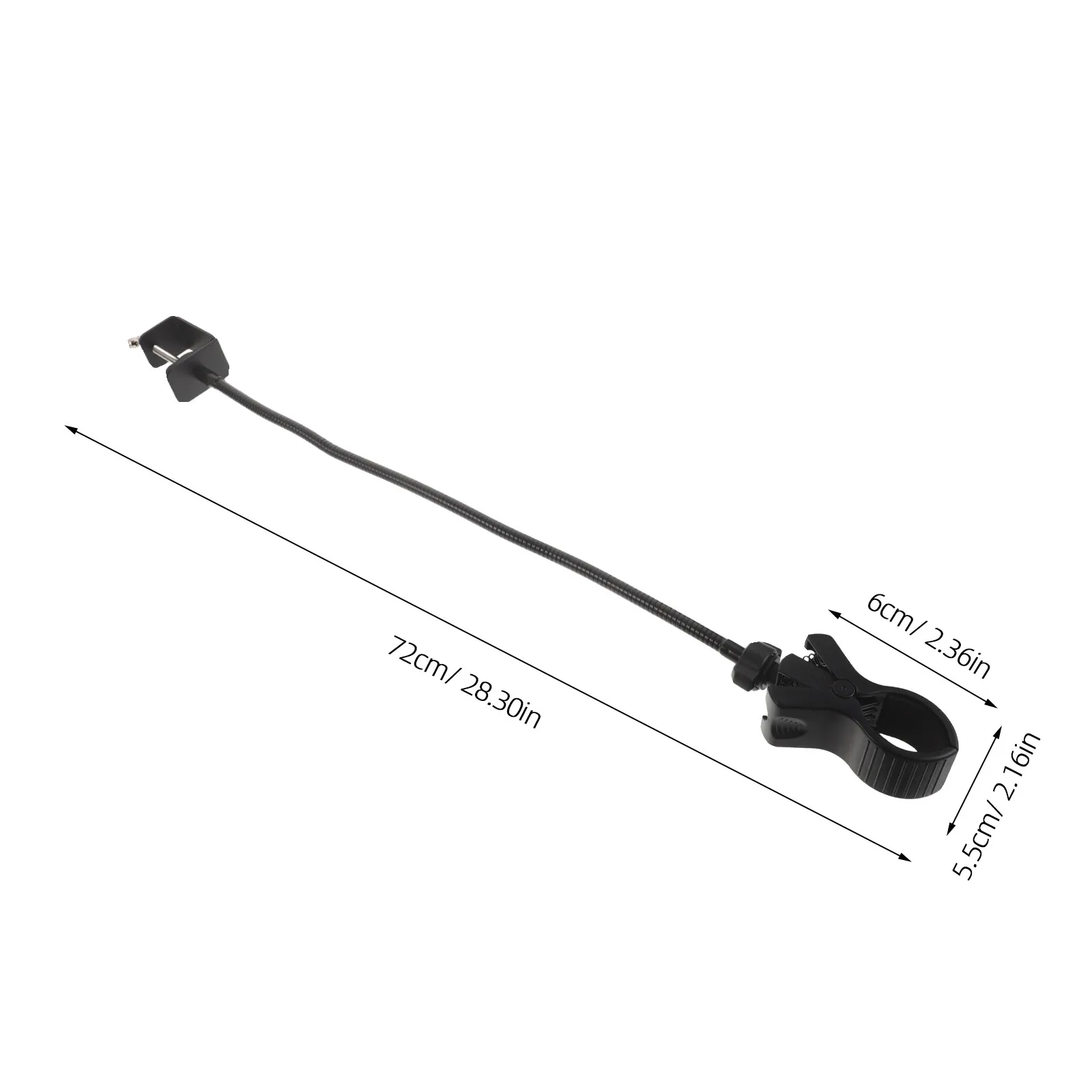 Hair Dryer Stand Desktop 28 Metal Base Clamp Hands-Free Adjustable Rotatable Blow Dryer Holder Bathroom Vanity Countertop