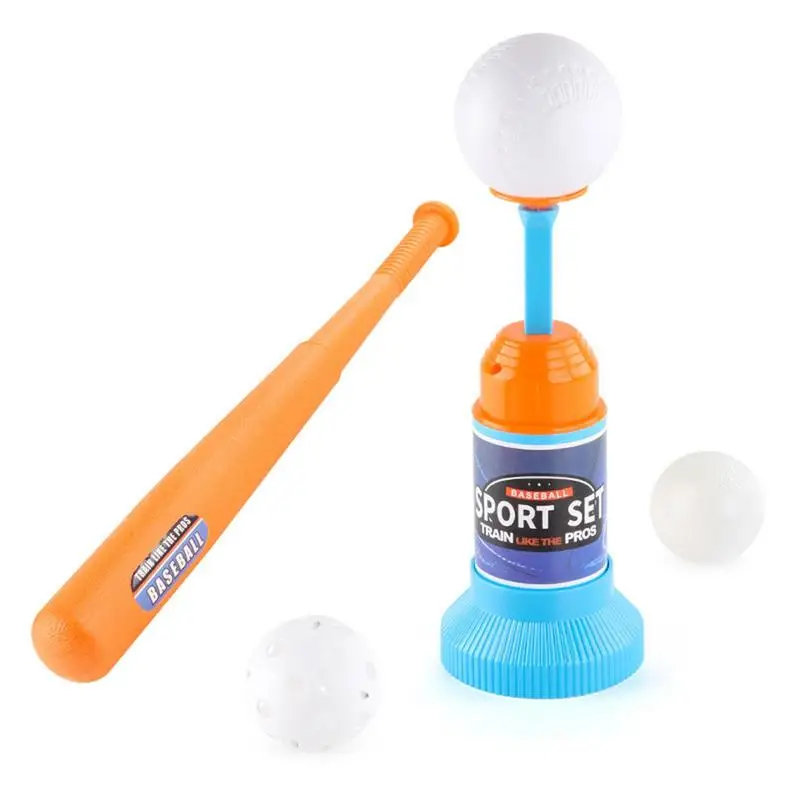 Tees Ball Set for Toddlers Kids Baseball Tees Teesball Batting Tees Pitching Machine Outdoor Sport Toy Games for Boys & Girls