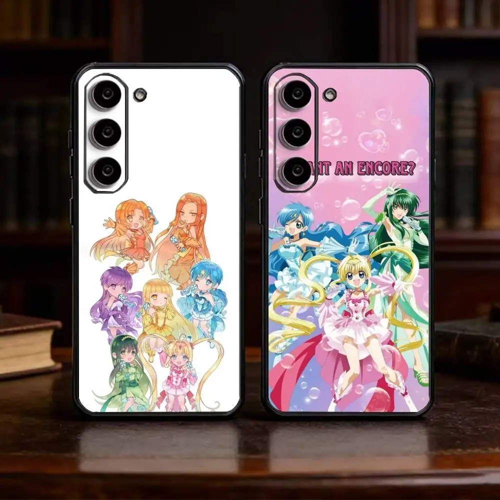Mermaid Melody Pichi Pitch Phone Case For Samsung Galaxy A91,80,73,72 ,71,53,52,32 ,31,22,21s,20,Soft Black Case