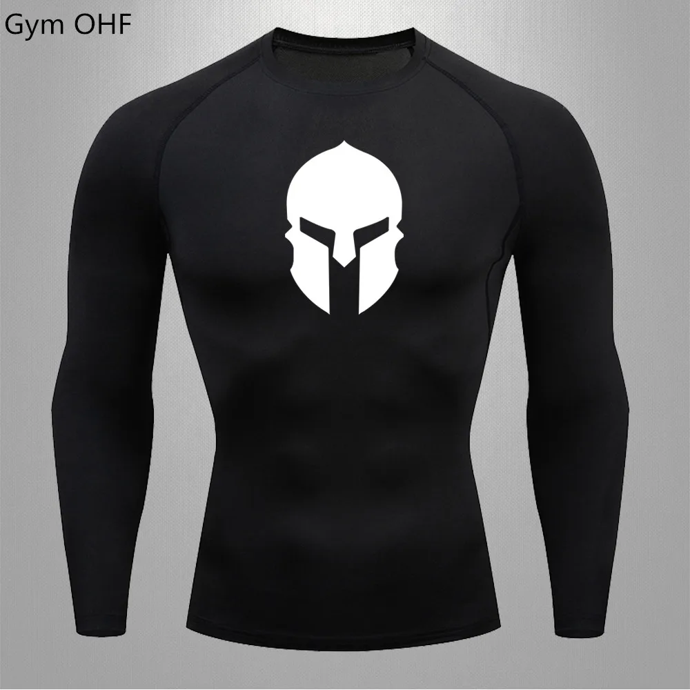 Men's Compression T shirt Outdoor Casual Running Sportswear Gym Exercise Dumbbell Elastic Quick Drying Men Milk Silk T shirts