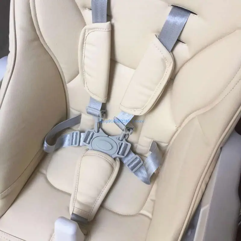 K9FF Nylon 5-Point Safety Harness Belt Adjustable Straps for Baby High Chair Strollers