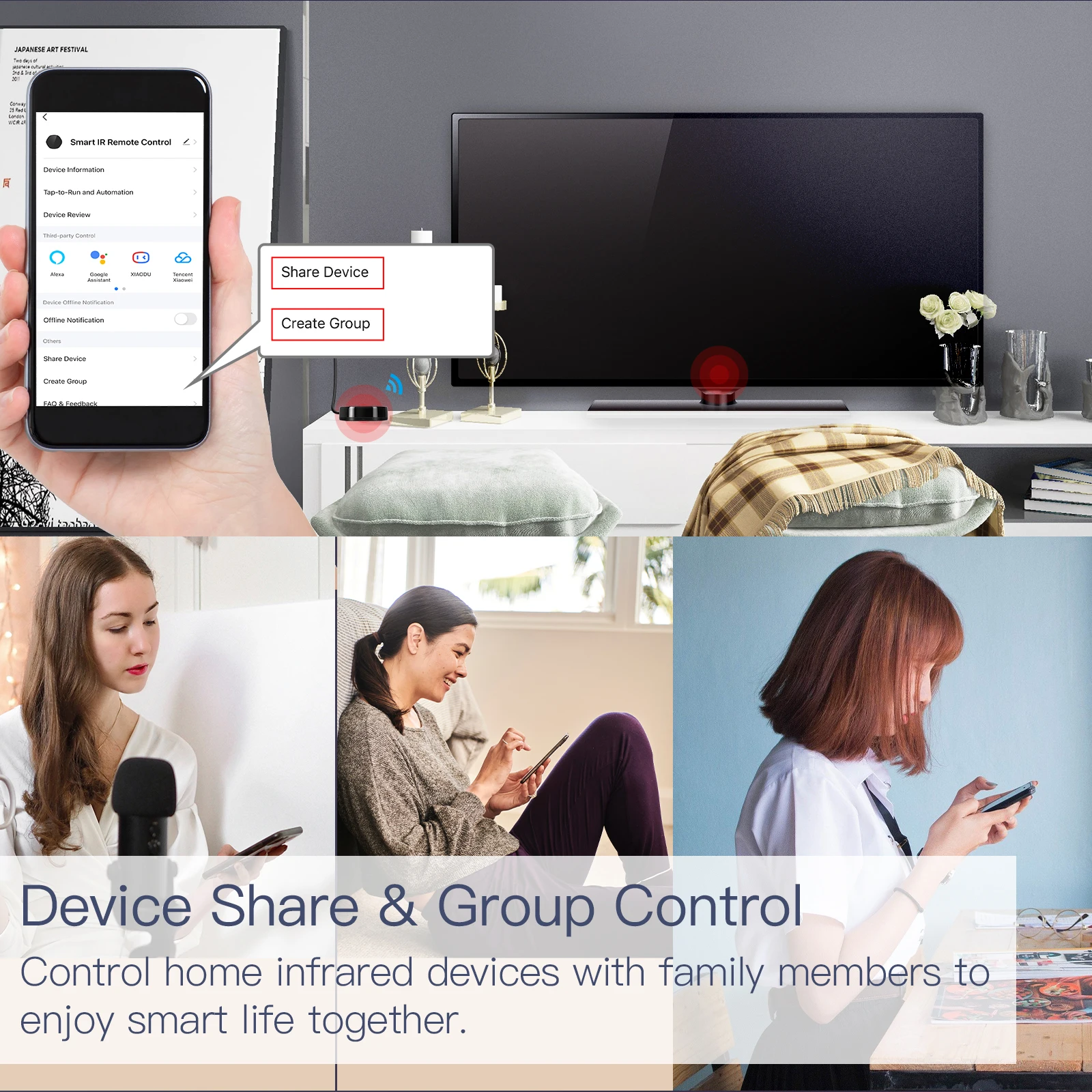 Intelligentes Tuya Multi-Mode-Gateway ZigBee Bluetooth Mesh Hub 38K IR-Fernbedienung DIY-Lernfunktion Sprachsteuerung Alexa Google Home – Detail 10