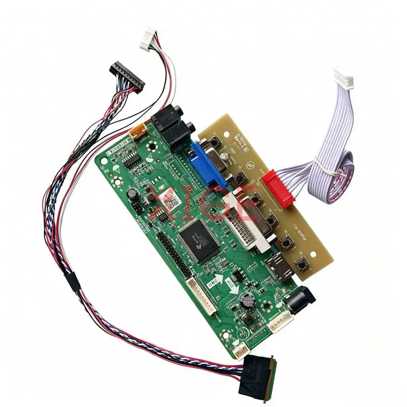 Drive Controller Board Fit B156RW01 LTN156KT02 N156O6 LP156WD1 1600*900 1600x900 HDMI+DVI+VGA 40 Pin LVDS Display Screen DIY Kit