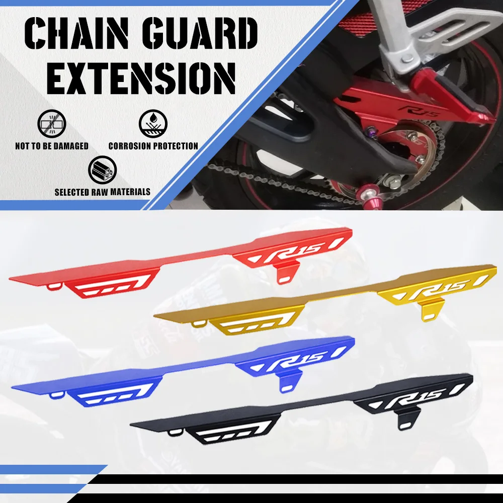 Motorbike Accessories Aluminum YZF R15 V3 Sprocket Cover Chain Guard Protector For Yamaha YZF-R15 YZFR15 V3 2017 2018 2019 2020