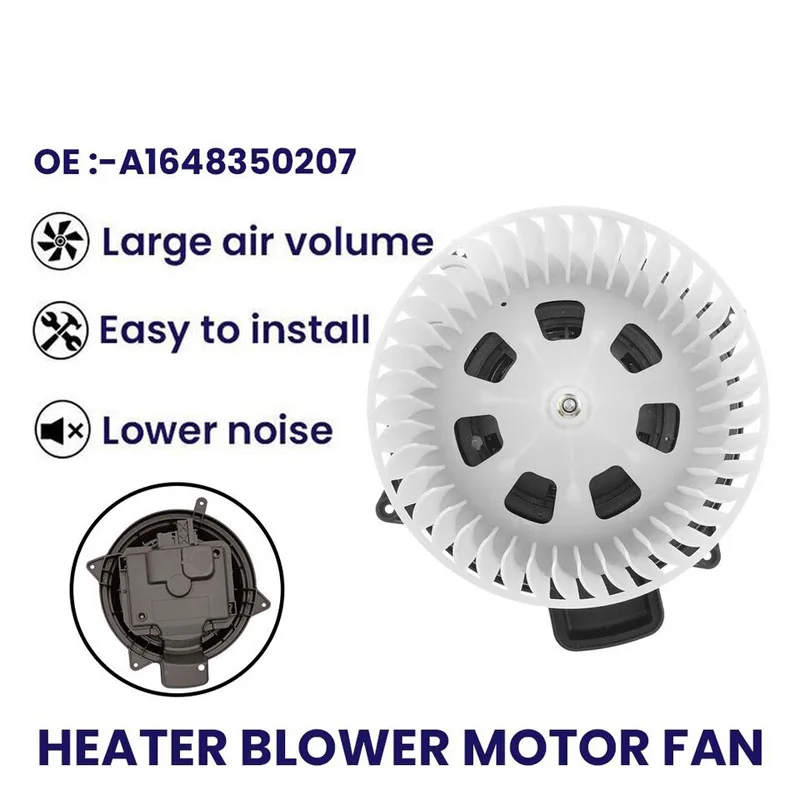 HEATER BLOWER MOTOR FAN FOR MERCEDES M GL R CLASS W164 X164 W251 A1648350207 RHD