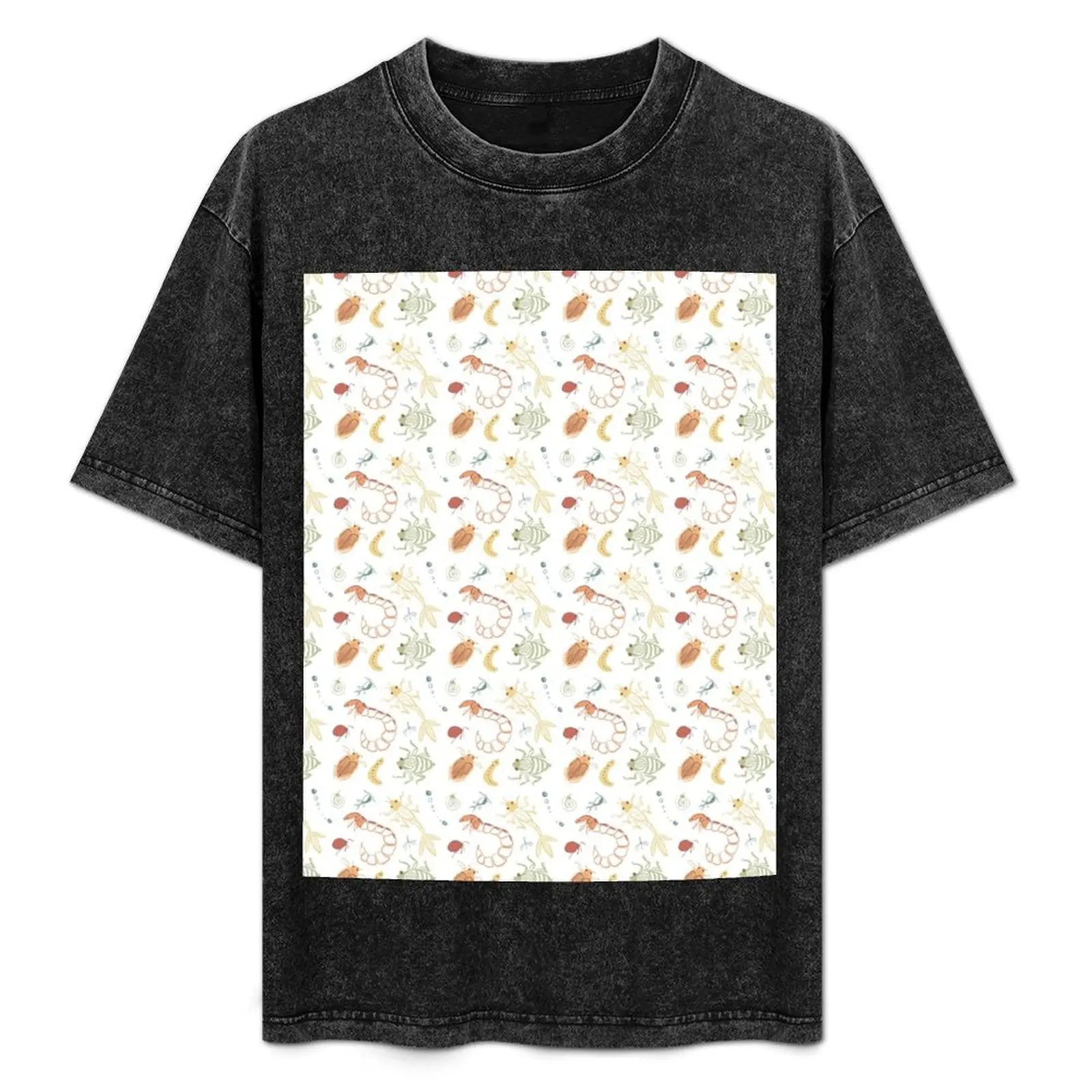 

We Love Macros (Water Bug Pattern) T-Shirt Casual Everyday Wear T-Shirt