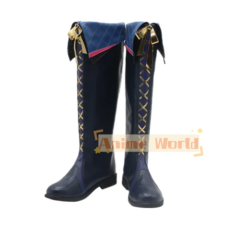 Wuthering Waves Brant Sepatu Cosplay Boots Cosplay Prop Anime PU Kulit Sepatu Custom Made