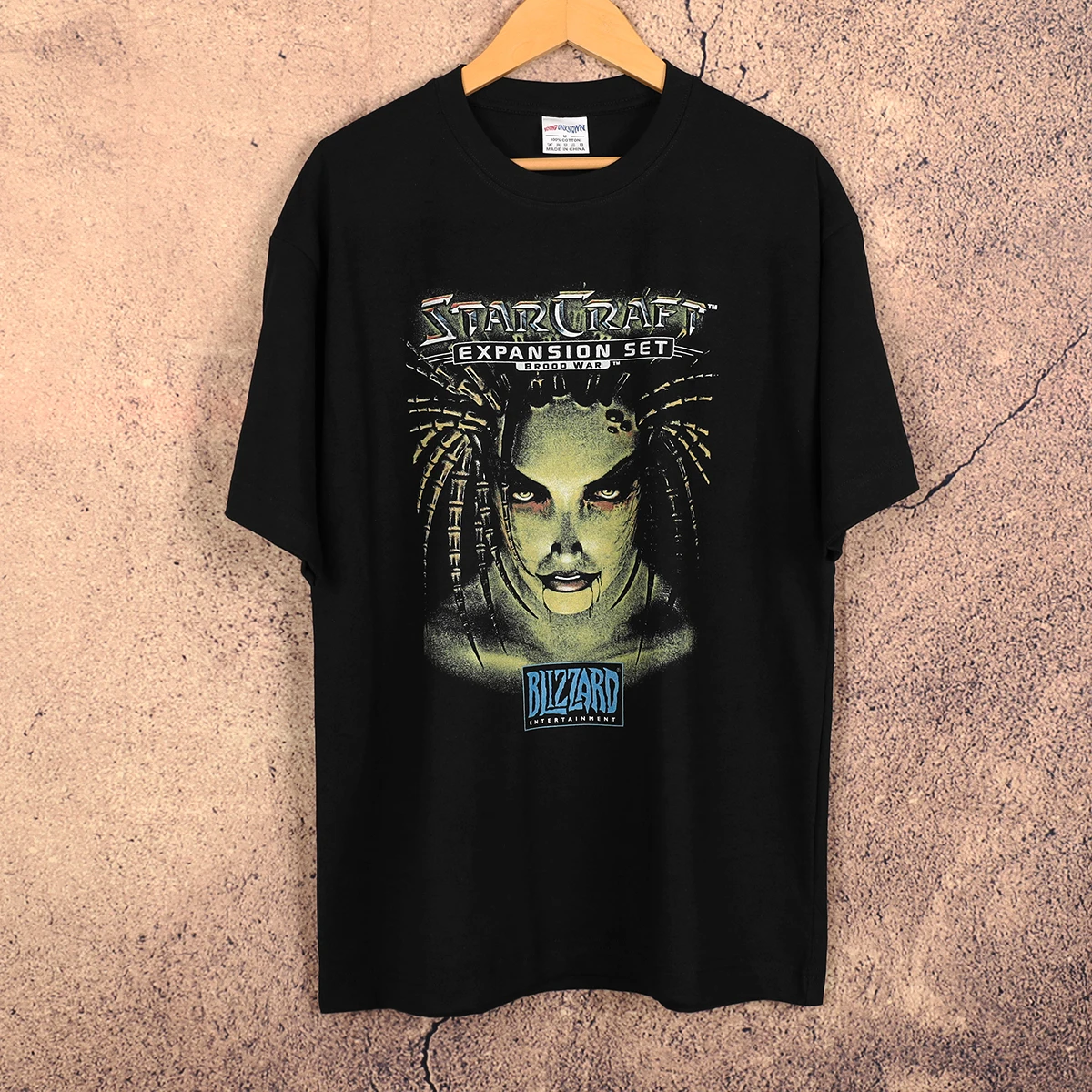 Sarah Kerrigan T Shirt Queen of Blades StarCraft Zerg Sci-Fi Classic Game Retro Cotton Printed Short Sleeves Men's Top Shirts