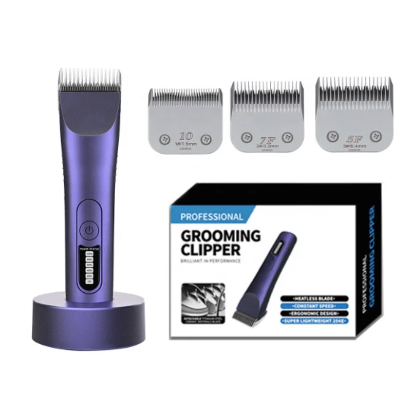 USMILEPET New Arrival Titanium Steel Blade Pet Hair Trimmer Capable of Various Hair Types Pet Clipper for Body Coat Cutting