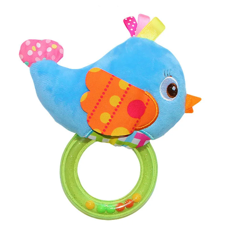 Chocalho do bebê brinquedos bonito de pelúcia dos desenhos animados brinquedos cama macio mão sinos brinquedos musicais bebê recém-nascido brinquedo educativo novos estilos
