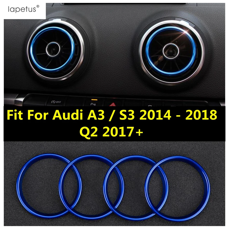 

Dashboard Air Conditioning AC Outlet Vent Ring Cover Trim Accessories For Audi Q2 2017 - 2021 / A3 2014 - 2018 / S3 2014 - 2018