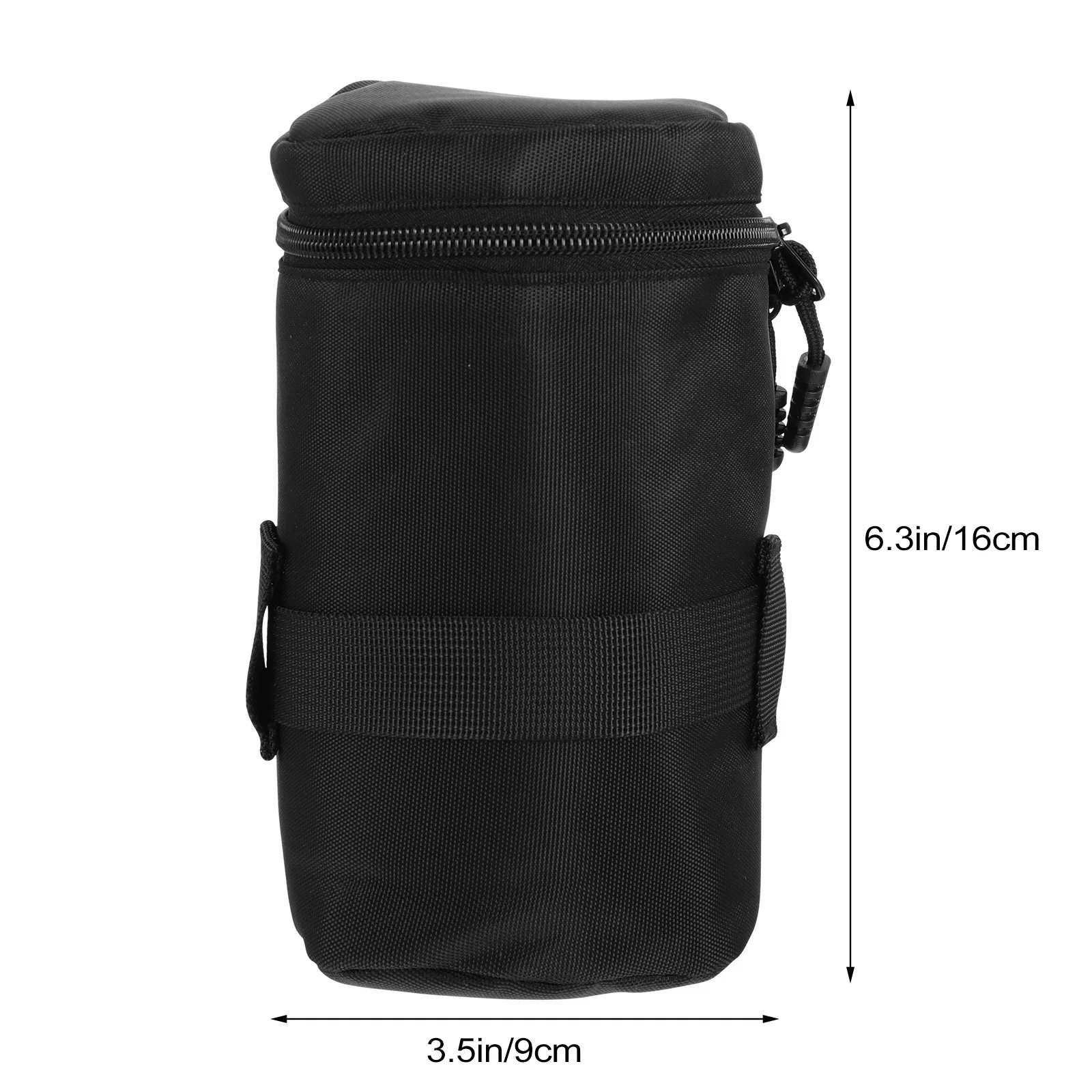 حقيبة عدسة الكاميرا بحجم مقاومة للماء ومضادة للصدمات وحقيبة تخزين من النايلون الواقي لعدسة Dslr