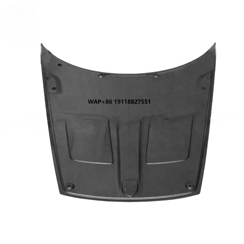 Car Styling GT3 RS Style Dry Carbon Fiber Engine Hood for  911 992 Carrera GT3RS Replacement Parts Front Bonnet