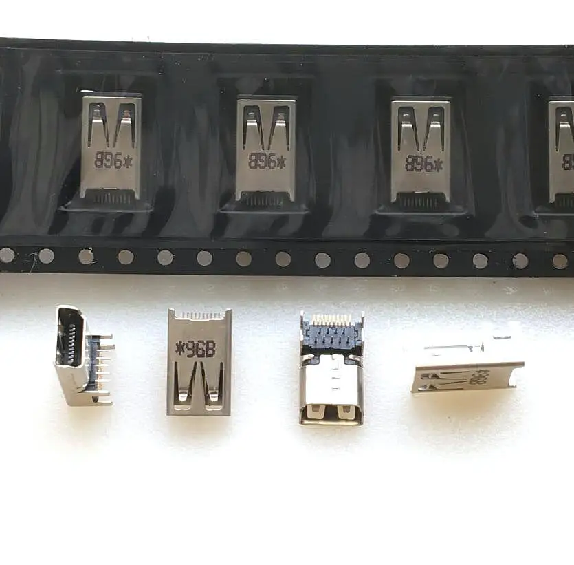 For Foxconn micro HDMI female seat interface socket tail plug 9P gold-plated pin direct plug