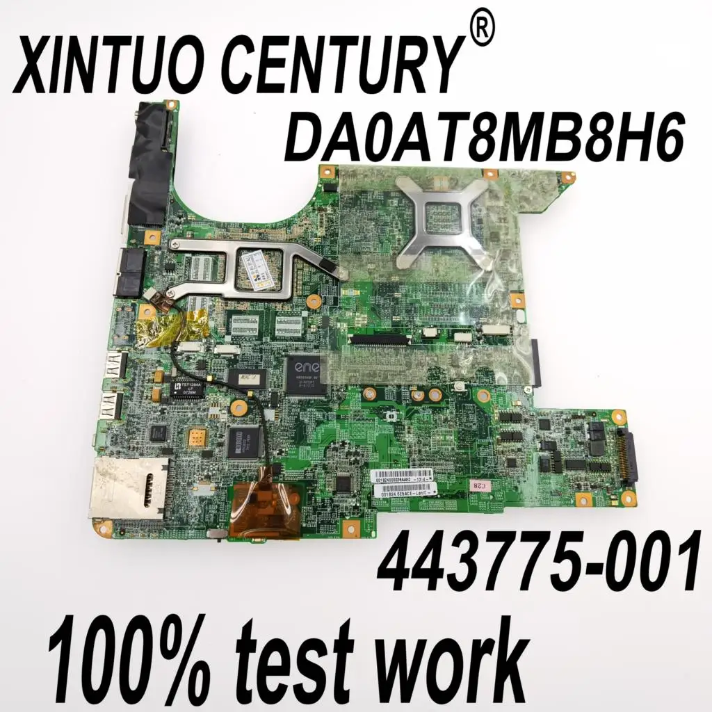 443775-001 443775-601 For HP DV6000 DV6200 DV6300 DV6400 Laptop Motherboard DA0AT8MB8H6 G6150 DDR2 100% Test