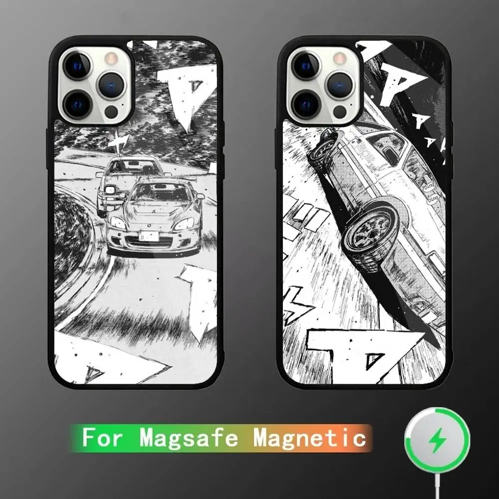 

A-Anime Initial D Phone Case For iPhone 16,15,14,13,12,11,Pro,Max,Plus,Mini,SE New Magsafe Magnetic Wireless Charging