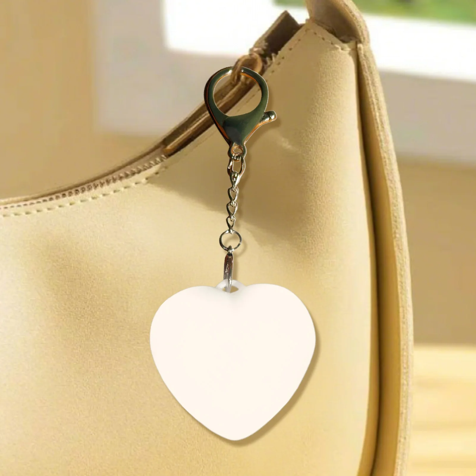 

Purse Lights Touch Activated Purse Light Romantic Heart-Shaped Lamp No Glare with High Brightness for Traveling Camping