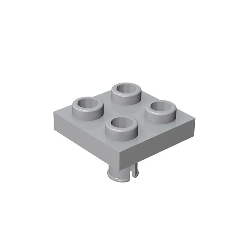 50 Stück 2476 Modifizierte 2x2 Bausteine mit Stiften auf Bodenplatte, Partikel-Puzzle-Spielzeug, Kindergeburtstagsgeschenke – Detail 1