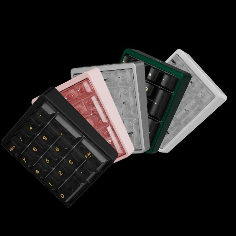 KM17ultra 17pc Mini Bluetooth Digital Mechanical Keyboard Customized Tri-mode Wireless RGB E-sports Gaming Office Keyboard Gift