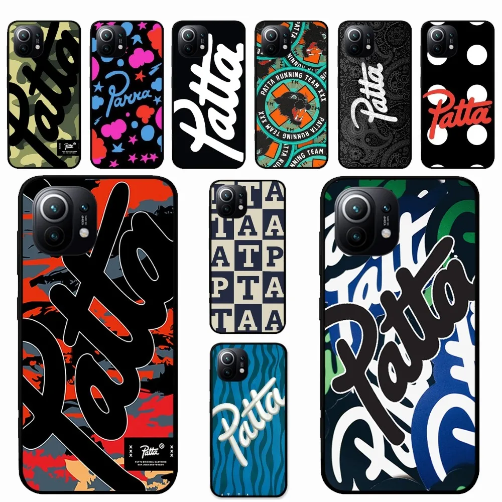 Fashion P-patta. Phone Case For Xiaomi Mi 5X 8 9 10 11 12 lite pro 10T PocoX3pro PocoM3 Note 10 pro lite