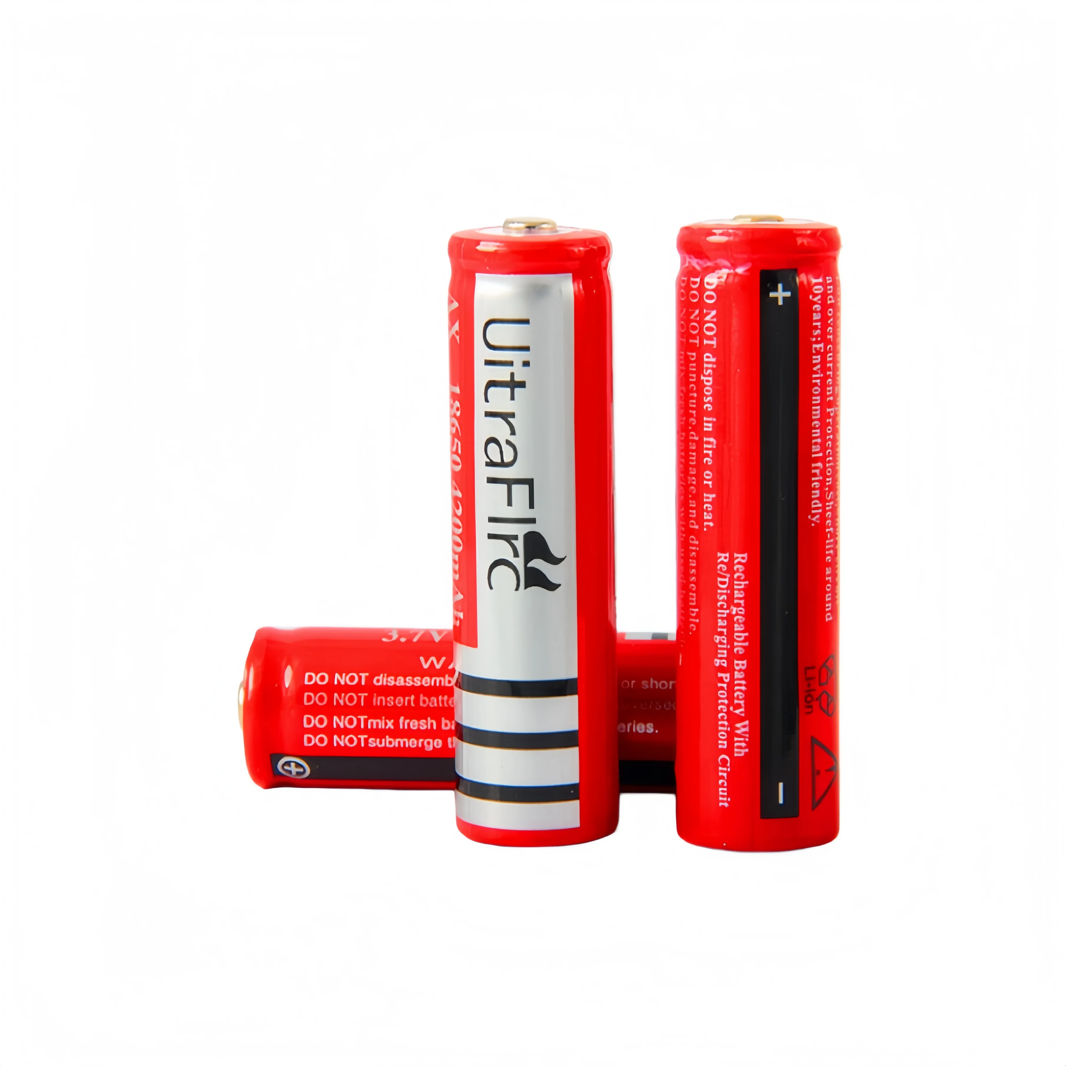 18650 3.7V 4200mAh Polymer Lithium Rechargable Battery for Mouse Air Conditioner Remote Control LED Lantern torch+USB Charger