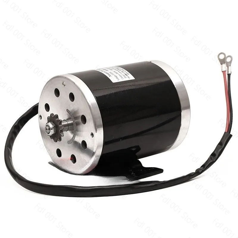 500W 36V High Speed Brushed DC Motor for ATV Electric Scooter 1020