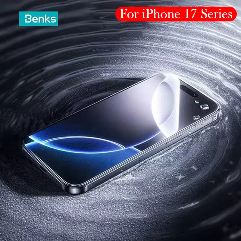 

Benks Tempered Glass For iPhone 17 Pro Max Dust-free Installation Film Screen Protector for iPHONE 17 Pro
