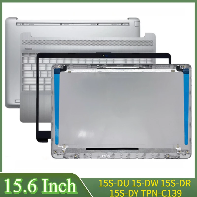 

15,6 "Для 15S-DU 15-DW 15S-DR 15S-DY TPN-C139 Задняя крышка ЖК-дисплея для ноутбука, передняя панель, петли, упор для рук, нижняя крышка корпуса L52012-001