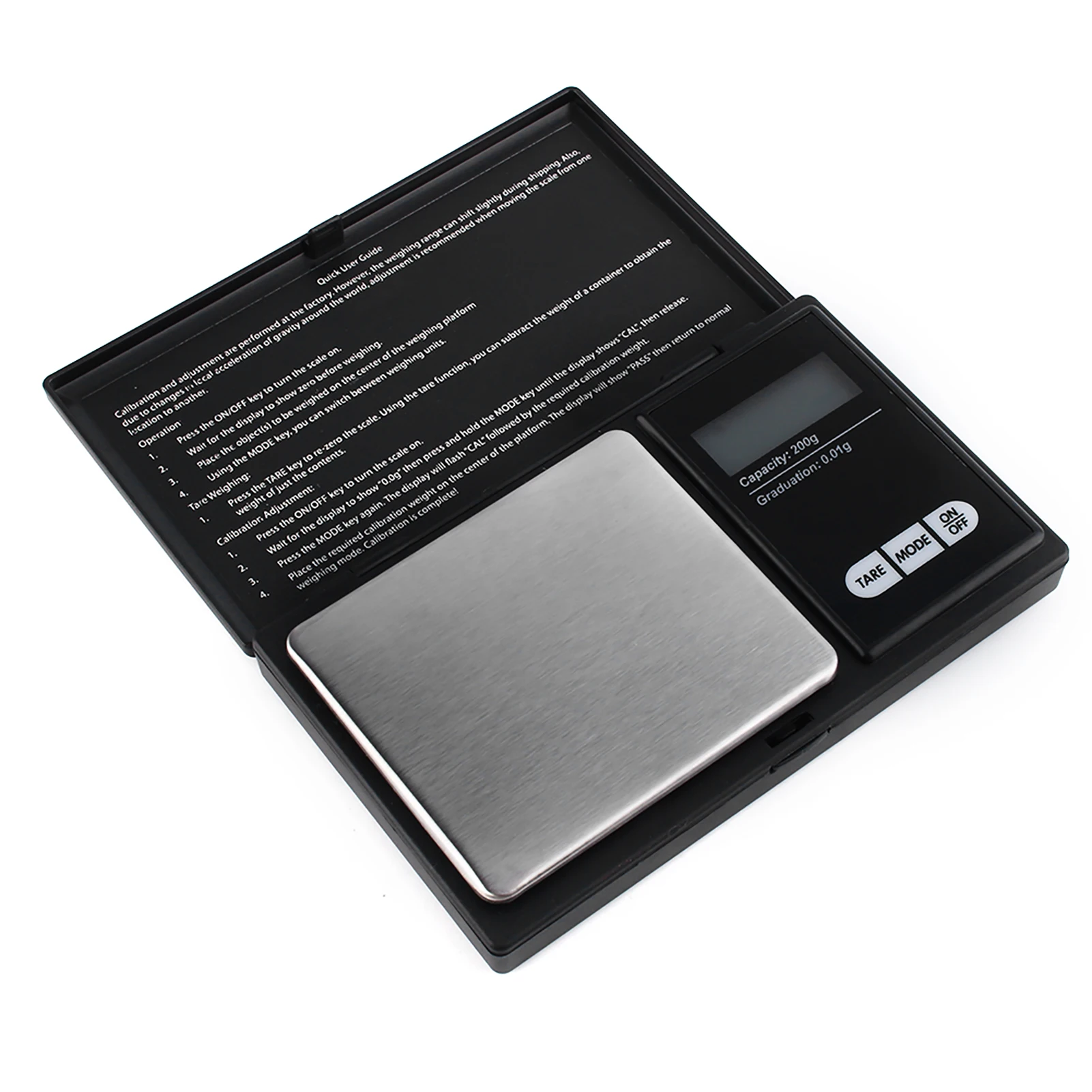 Báscula Digital de 200g X 0,01g, joyería de gramos portátil, báscula Digital de hierba dorada y plateada, báscula de cocina, báscula de suministros para el hogar