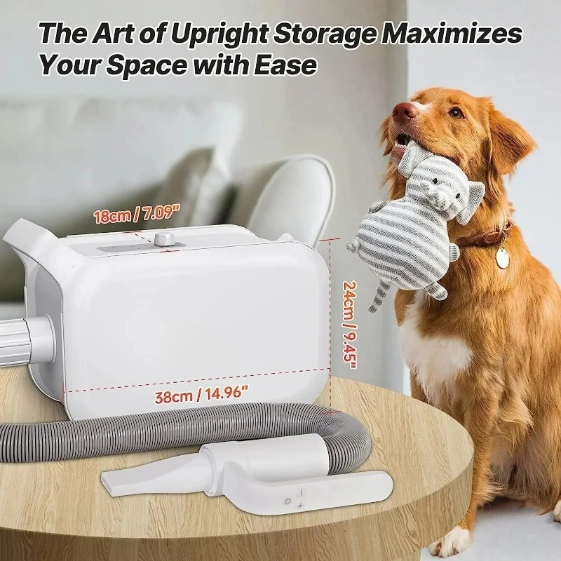 

Профессиональный фен для ухода за домашними животными, регулируемая скорость и температура с нагревателем для ухода за волосами