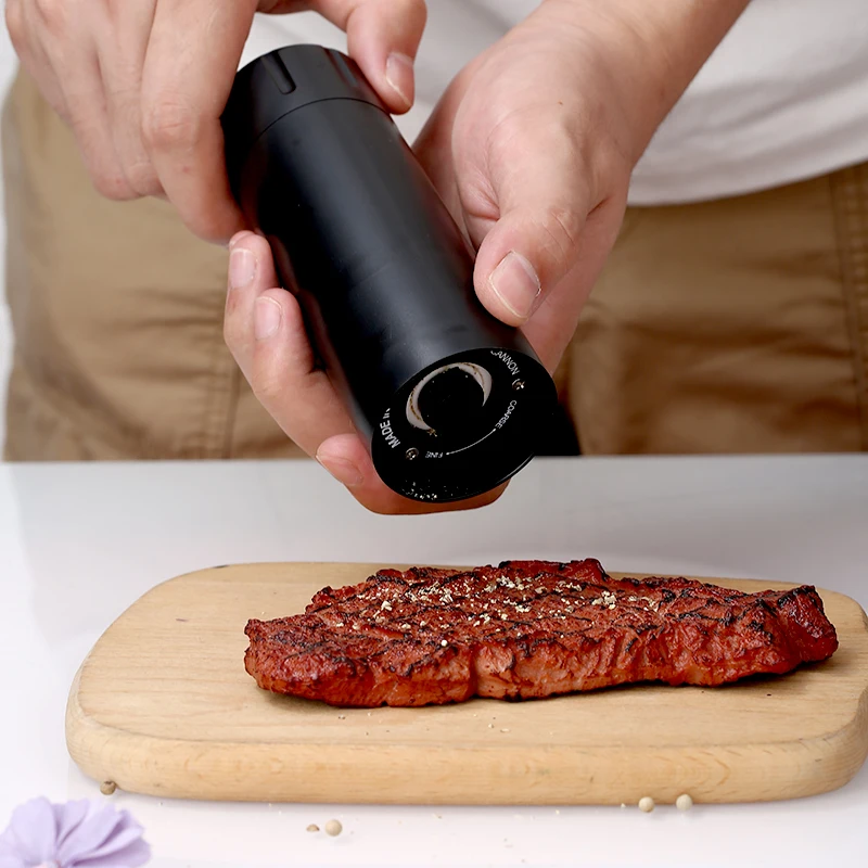 مدفع الفلفل مطحنة الفلفل القهوة ملح البحر تعديل الخشونة اليدوية