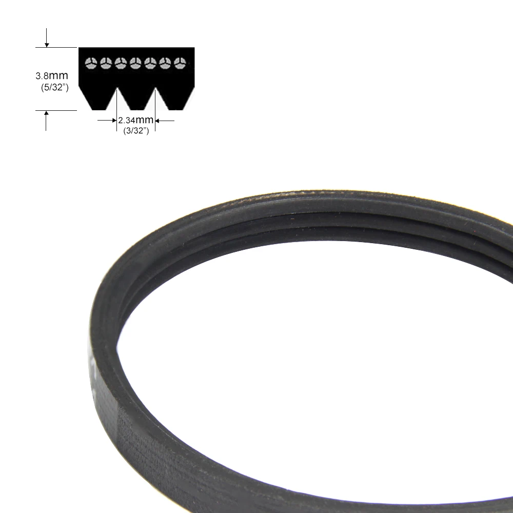 2pcs Drive Belt for Black Decker KW712 Type 1/ Type 2 650W Planer Power Tools Spare Parts V-belt