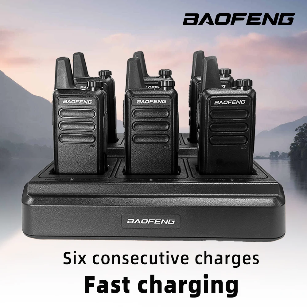 6 قطعة Baofeng لاسلكي BF-888S plus راديو محمول صغير uhf 400-470 ميجا هرتز 16 قناة 3-5 كجم BF-888S مع شحن متعدد الوحدات #4