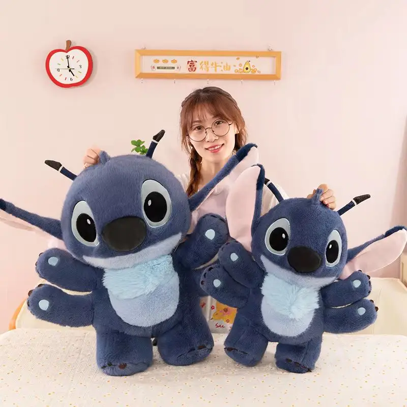 

New Disney Originality Cartoon Anime Character Stitch Plush Toys Kawaii Bedroom Decoration Pillow Plush Stuffed Toy Gifts