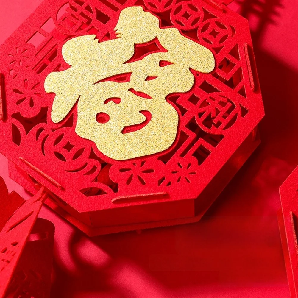 2025 Spring Festival Horse Year Non-Woven Firecracker Decorations For Chinese New Year Party And Home Hanging Decorations