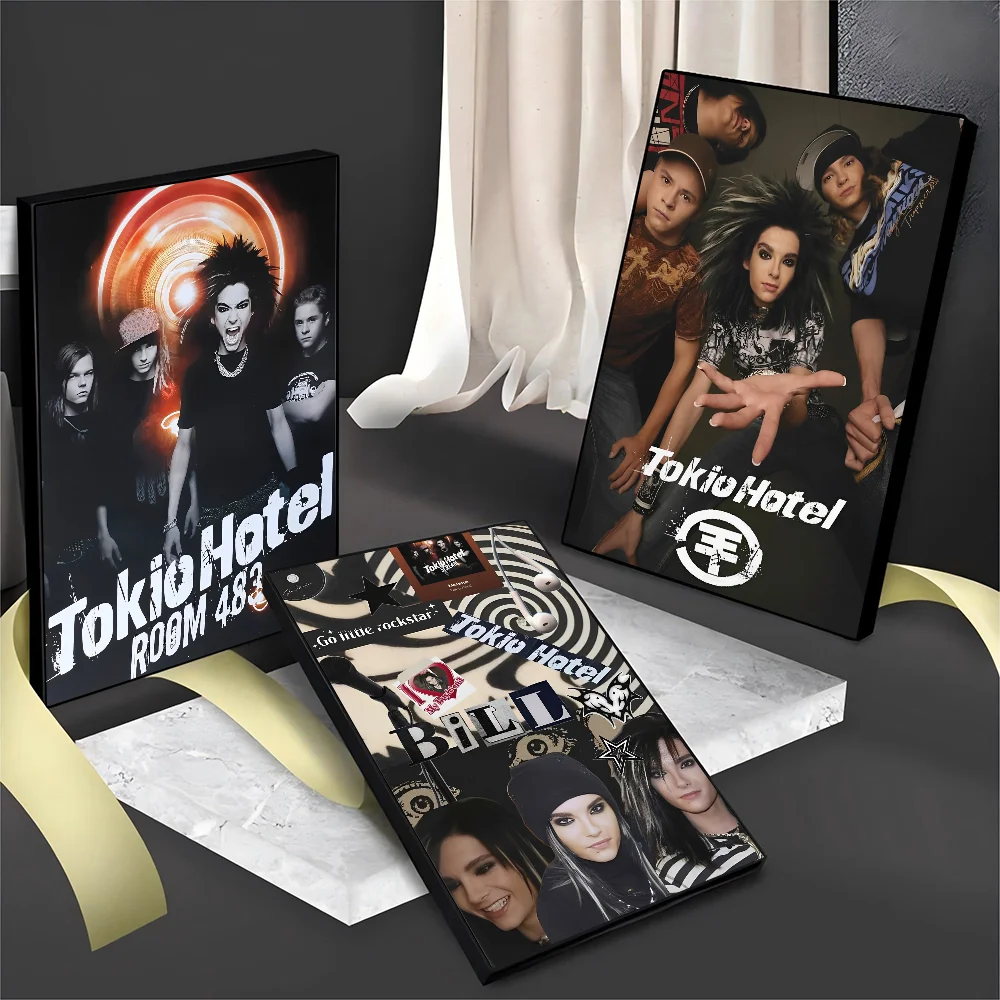 Tom Kaulitz Tokio Hotel Anime Posters Sticky Waterproof Paper Sticker Coffee House Bar Kawaii Room Decor