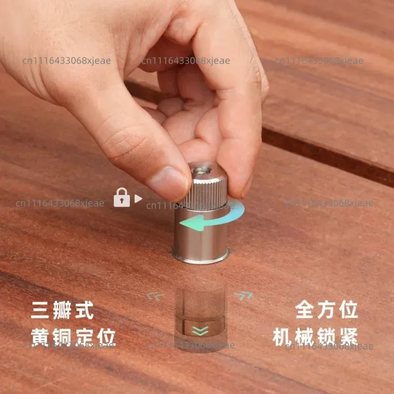 Woodworking table hole positioning pin table card stainless steel expansion MFT table hole fast locking backer block
