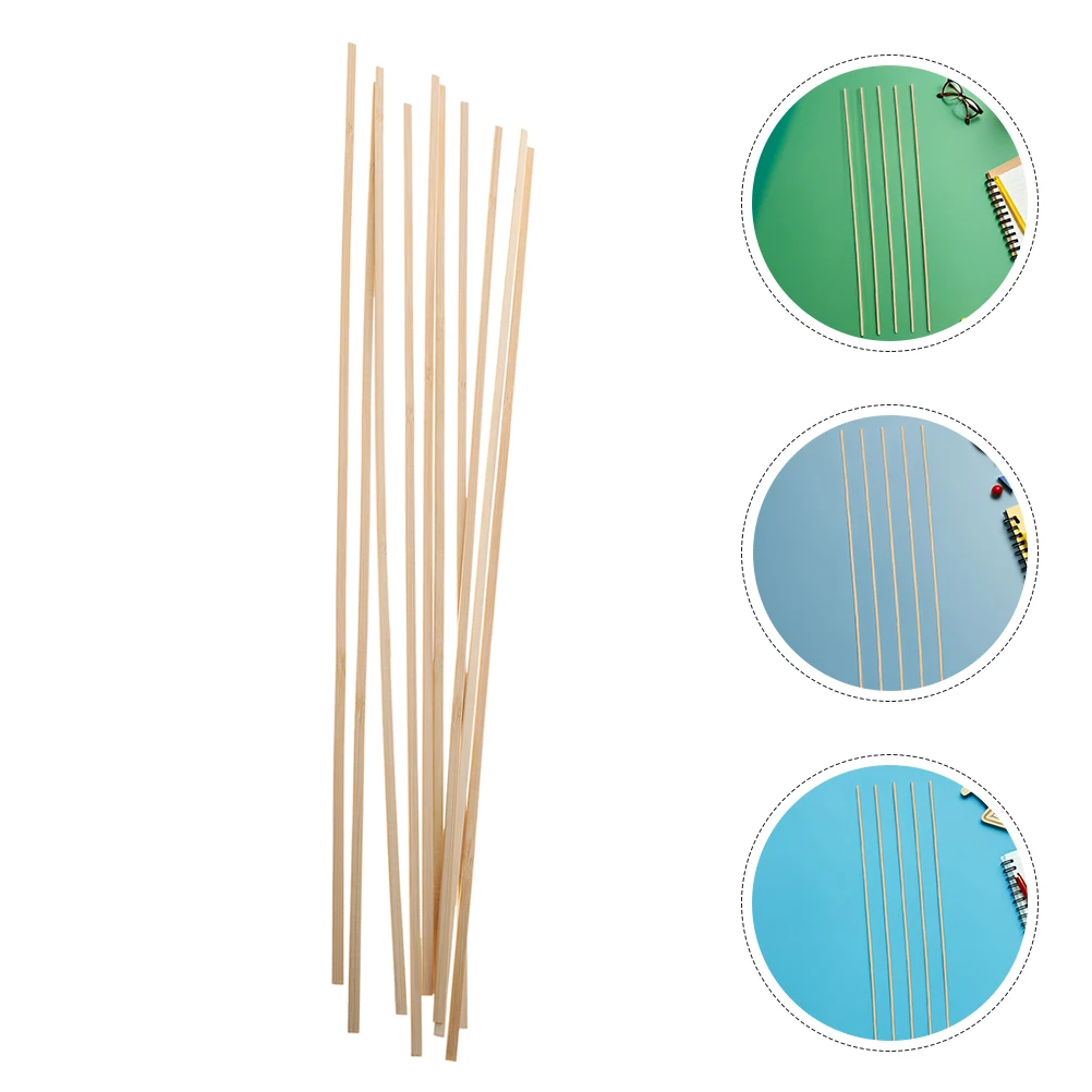

20 Pcs Children's Kite Material Bag Craft Sticks Bamboo Long for Crafting Diy Rods Art Crafts Birdcages
