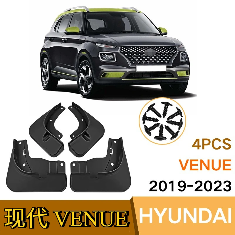 

Car Mud Flaps For Hyundai Venue 2019-2023 Mudflaps Splash Mudguards Accessories