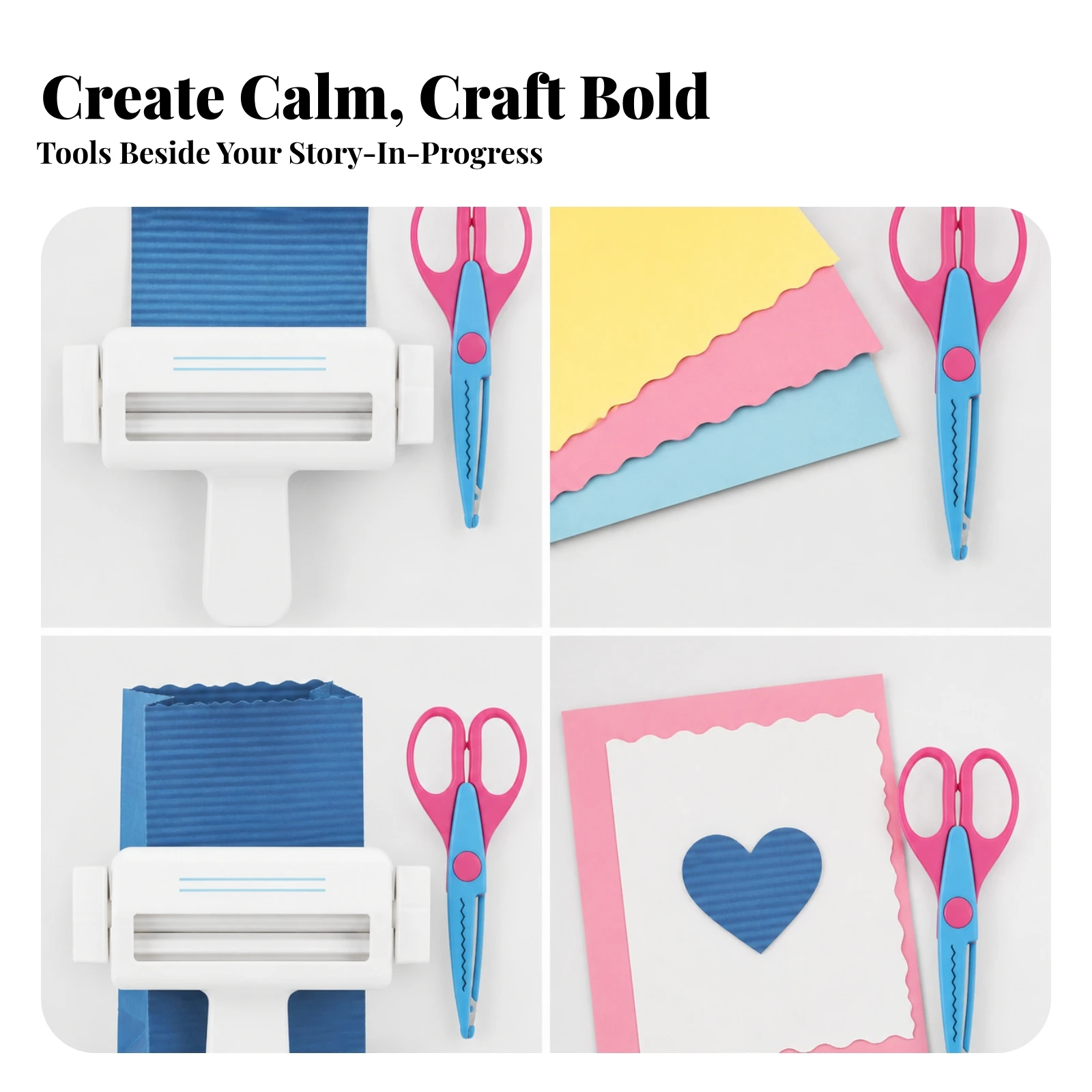 manual-paper-crimper-decorative-paper-crimper-with-scissors-corrugating-craft-tool-ergonomic-edge-embosser-sturdy-for-crafters