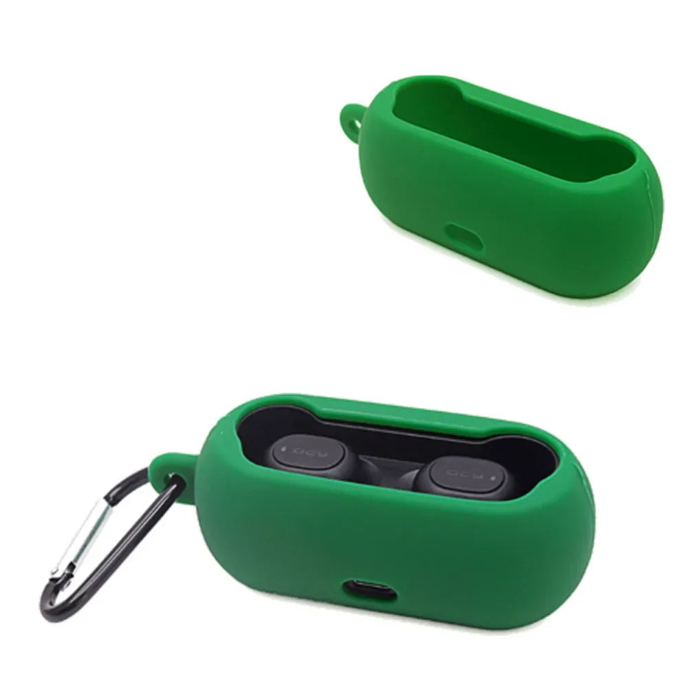 Waterdichte siliconen beschermhoes voor oordopjes, compatibel met SoundPEATS TrueFree QCY T1 draadloze oordopjes