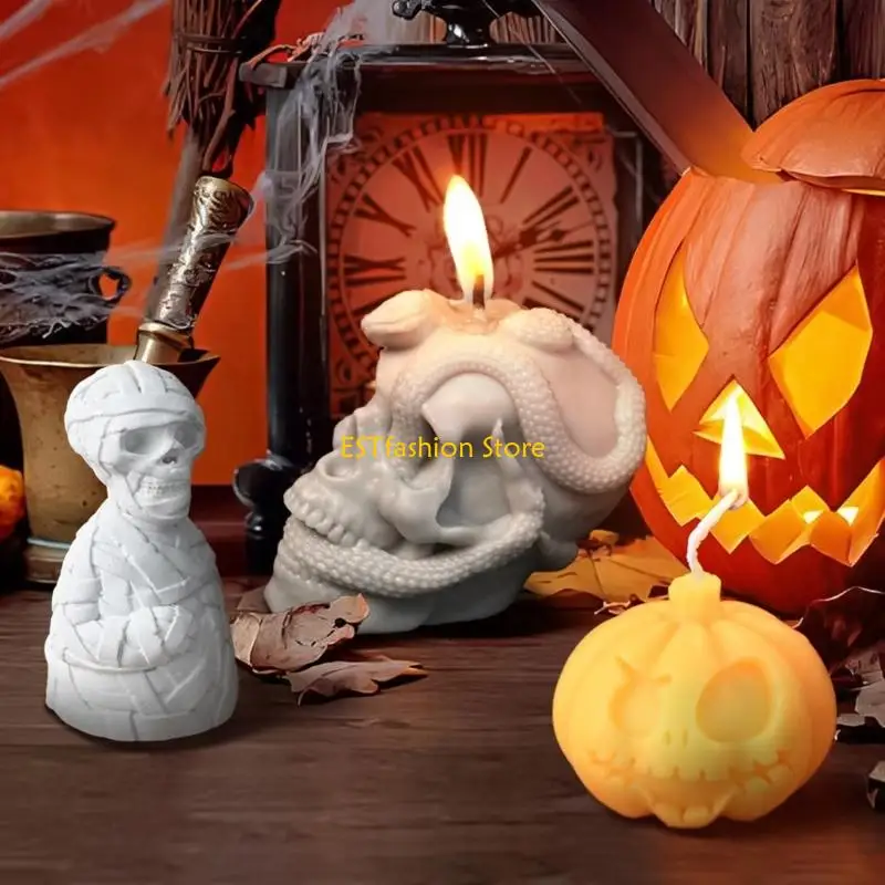 

Y5GC Easy Release Halloween Mold for Home and Event Decoration Ornament Mould